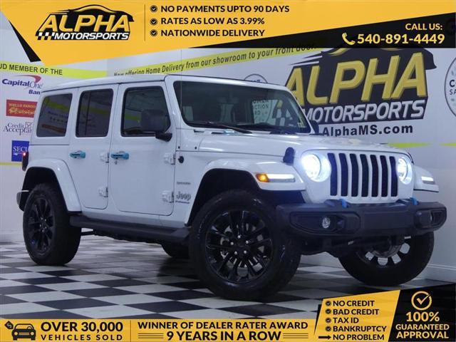 used 2023 Jeep Wrangler 4xe car, priced at $36,400