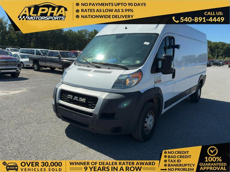 used 2021 Ram ProMaster 2500 car, priced at $26,500