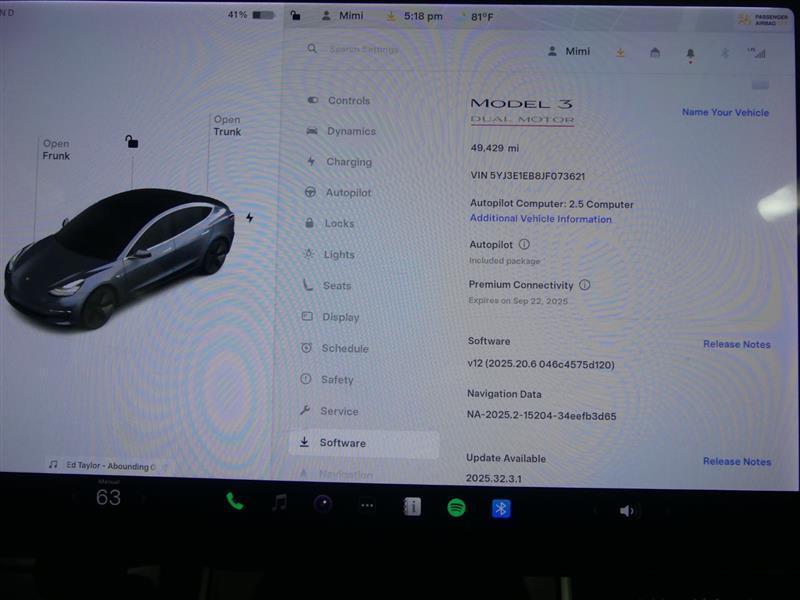 used 2018 Tesla Model 3 car, priced at $17,900