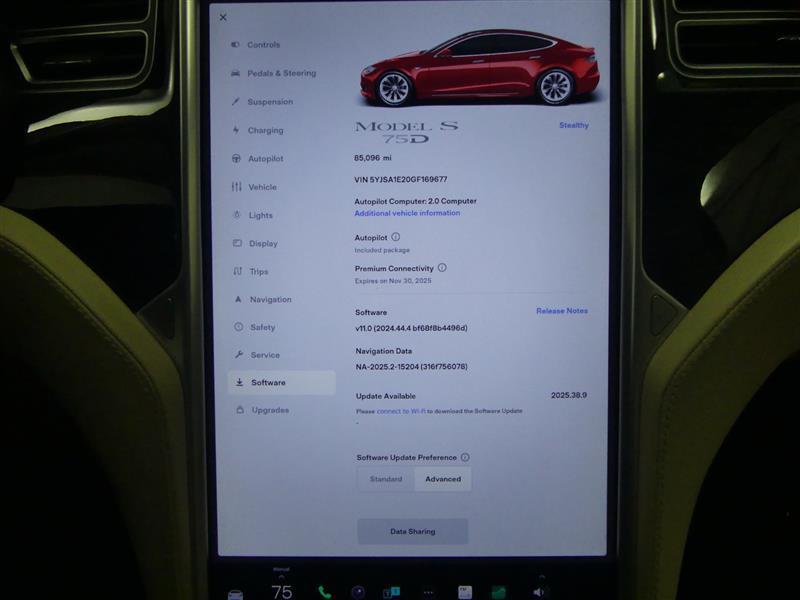 used 2016 Tesla Model S car, priced at $15,800
