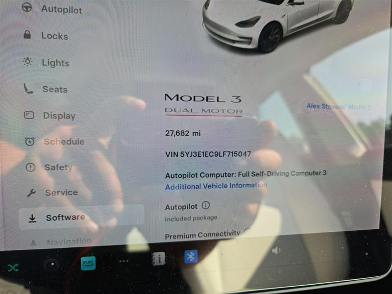 used 2020 Tesla Model 3 car, priced at $23,999