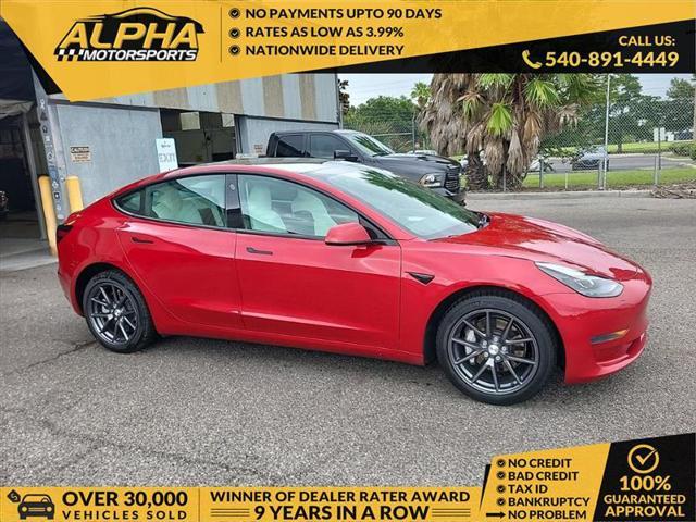 used 2021 Tesla Model 3 car, priced at $18,700