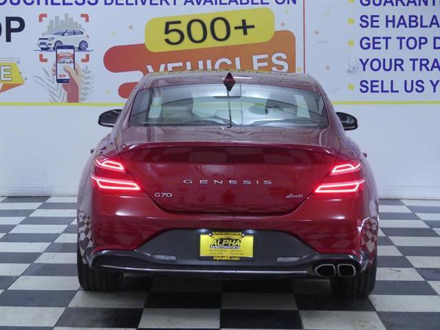 used 2023 Genesis G70 car, priced at $26,000
