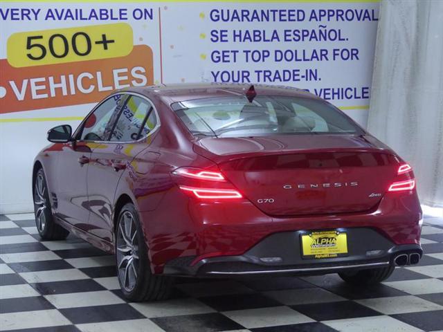 used 2023 Genesis G70 car, priced at $26,000