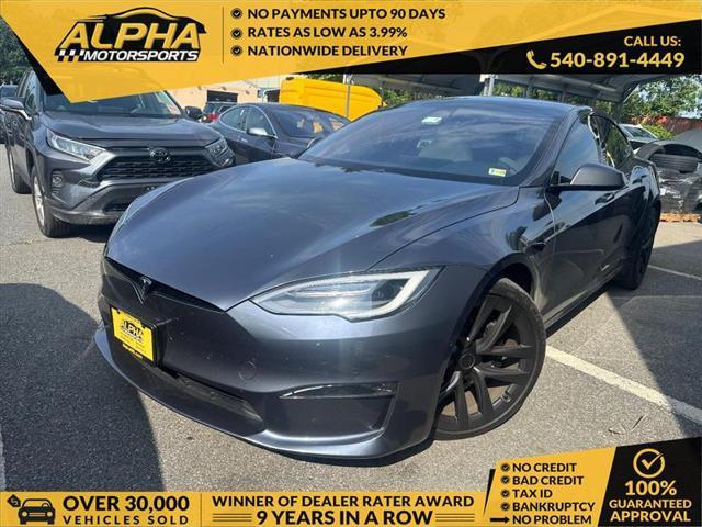 used 2021 Tesla Model S car, priced at $46,999
