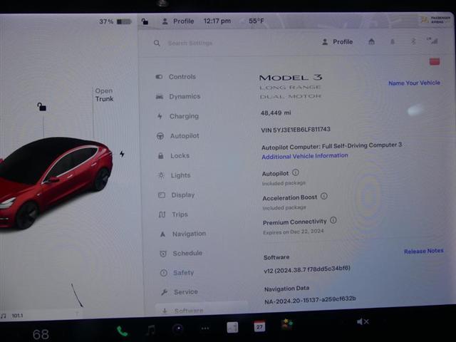 used 2020 Tesla Model 3 car, priced at $23,500