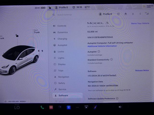 used 2021 Tesla Model 3 car, priced at $21,200