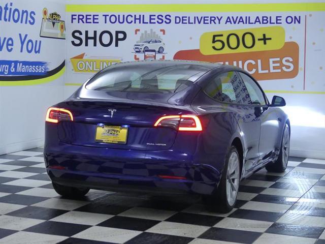 used 2022 Tesla Model 3 car, priced at $23,500