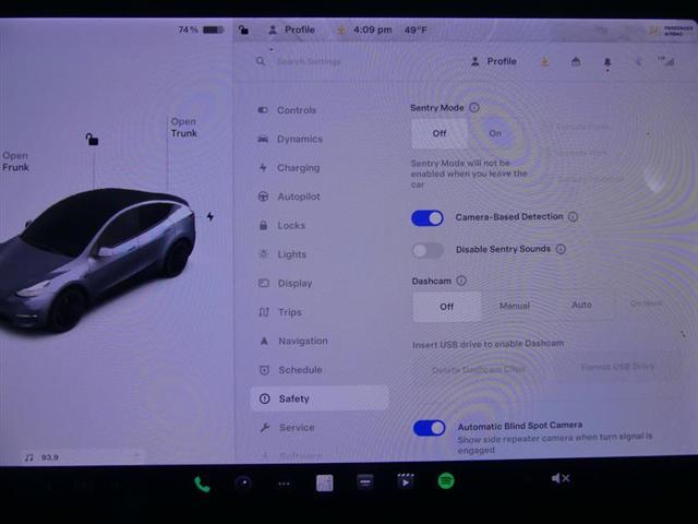 used 2021 Tesla Model Y car, priced at $27,500