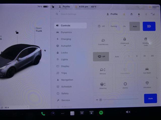 used 2021 Tesla Model Y car, priced at $27,500