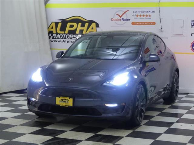 used 2021 Tesla Model Y car, priced at $27,500