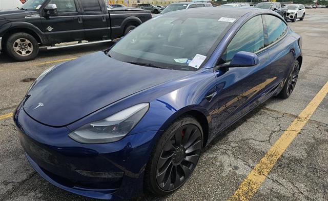 used 2023 Tesla Model 3 car, priced at $29,900