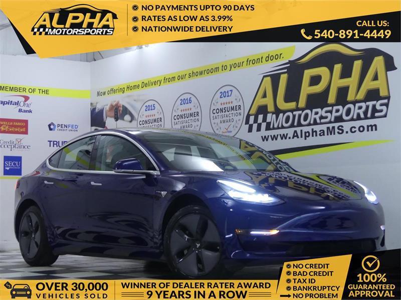 used 2018 Tesla Model 3 car, priced at $16,850
