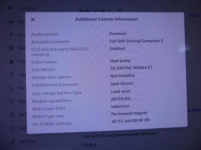 used 2021 Tesla Model Y car, priced at $22,500