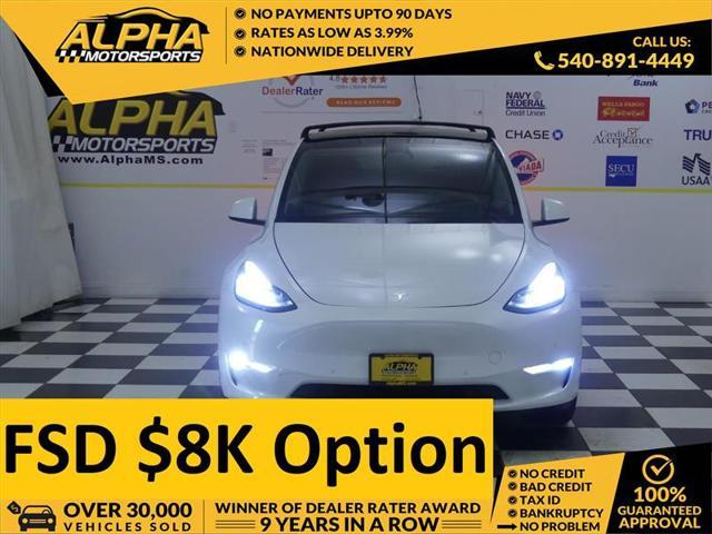 used 2021 Tesla Model Y car, priced at $22,500