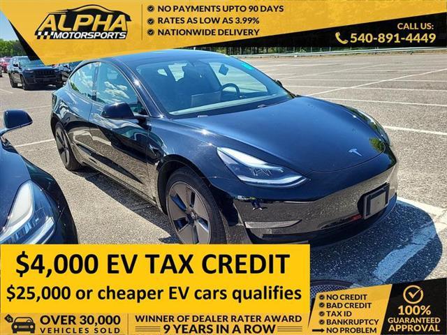 used 2021 Tesla Model 3 car, priced at $24,500