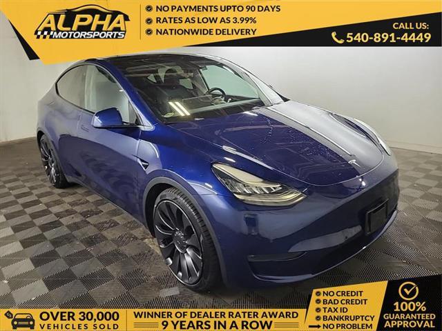 used 2020 Tesla Model Y car, priced at $24,999