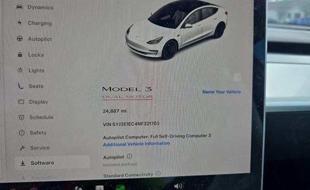 used 2022 Tesla Model 3 car