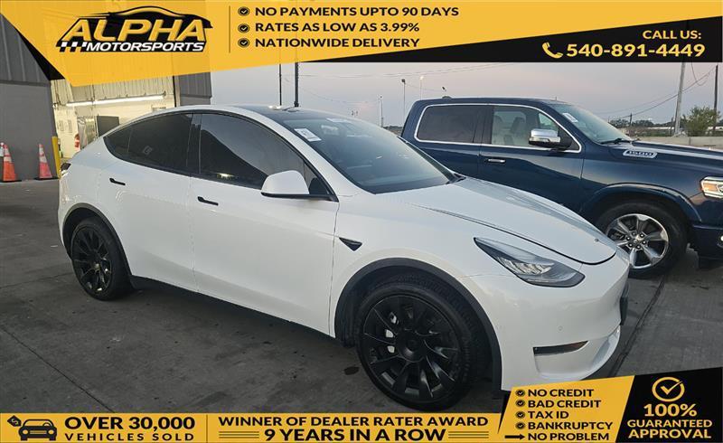 used 2020 Tesla Model Y car, priced at $22,500
