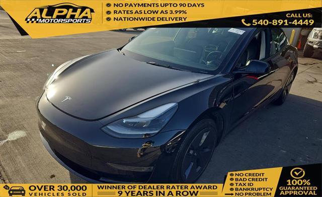 used 2022 Tesla Model 3 car, priced at $22,900