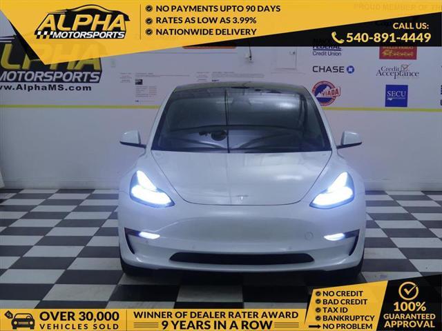 used 2021 Tesla Model 3 car, priced at $22,000