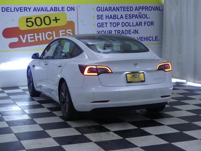 used 2021 Tesla Model 3 car, priced at $22,000