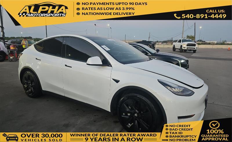used 2020 Tesla Model Y car, priced at $22,500