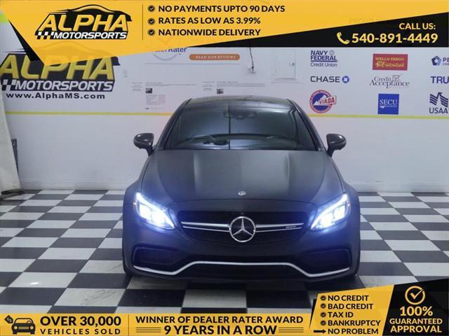 used 2018 Mercedes-Benz AMG C 63 car, priced at $42,900