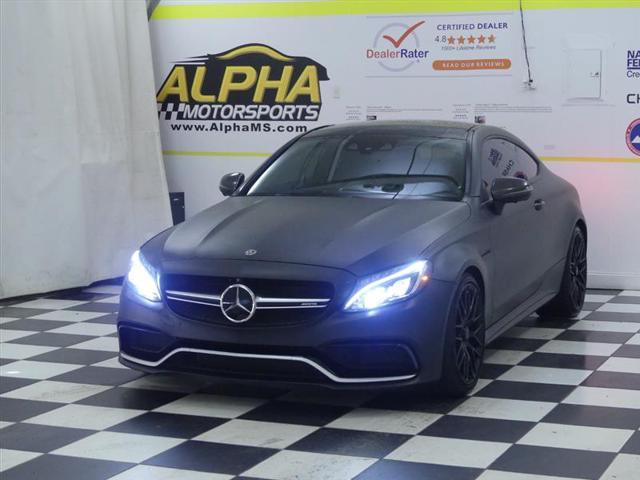 used 2018 Mercedes-Benz AMG C 63 car, priced at $42,900