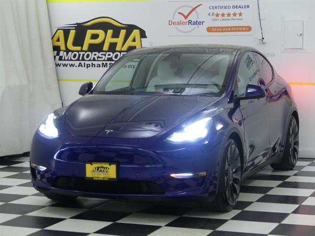 used 2021 Tesla Model Y car, priced at $28,250