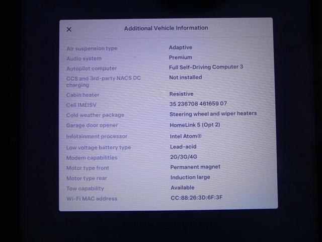 used 2020 Tesla Model X car, priced at $38,900