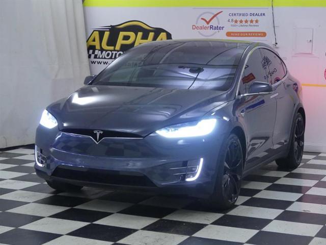 used 2020 Tesla Model X car, priced at $38,900