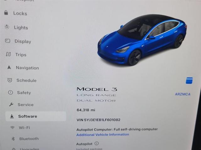 used 2020 Tesla Model 3 car, priced at $21,000