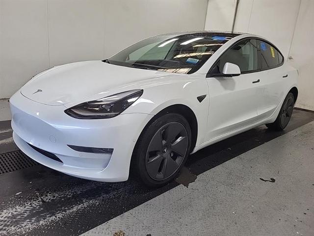 used 2022 Tesla Model 3 car, priced at $21,999