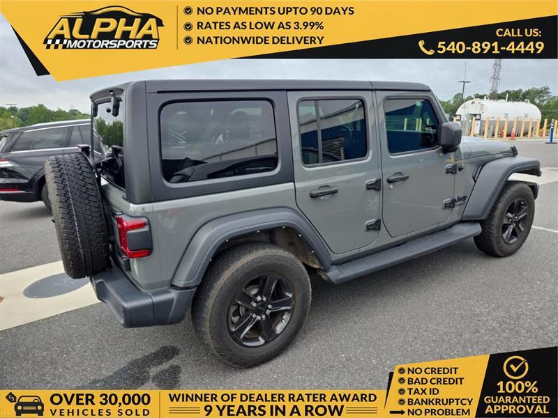 used 2021 Jeep Wrangler Unlimited car, priced at $29,500