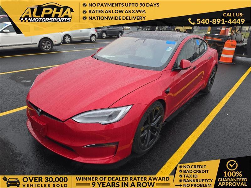 used 2022 Tesla Model S car, priced at $52,000