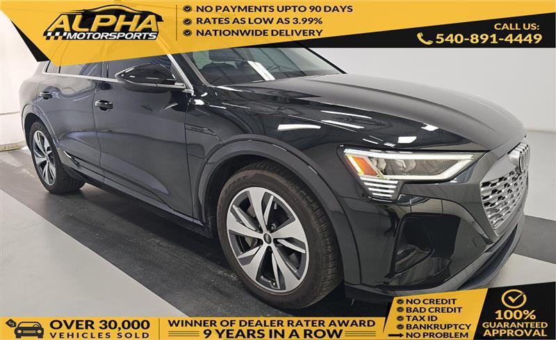 used 2024 Audi Q8 e-tron car, priced at $36,900