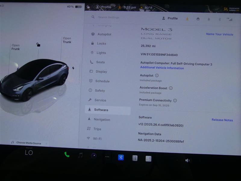 used 2022 Tesla Model 3 car, priced at $23,999