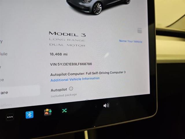 used 2020 Tesla Model 3 car, priced at $22,400