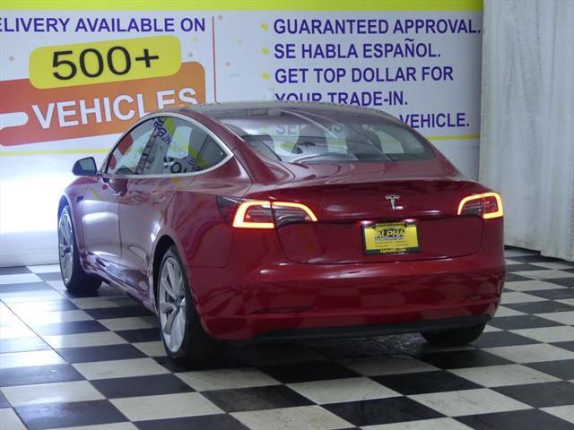 used 2018 Tesla Model 3 car, priced at $17,500