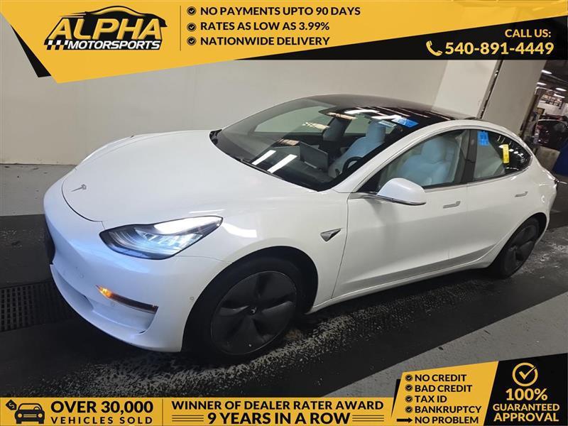 used 2020 Tesla Model 3 car, priced at $20,300