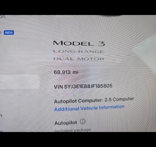 used 2018 Tesla Model 3 car, priced at $21,000