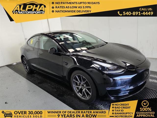 used 2022 Tesla Model 3 car, priced at $19,000