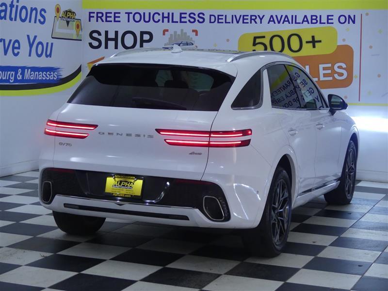 used 2023 Genesis GV70 car, priced at $28,500