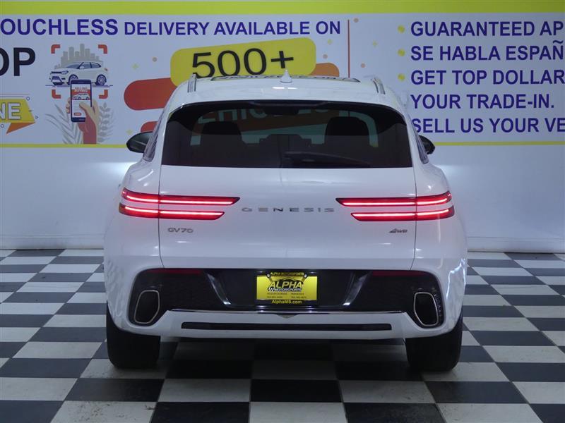 used 2023 Genesis GV70 car, priced at $28,500