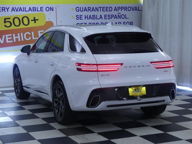 used 2023 Genesis GV70 car, priced at $28,500