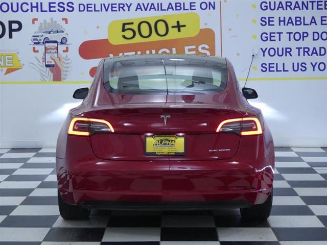 used 2021 Tesla Model 3 car, priced at $27,900