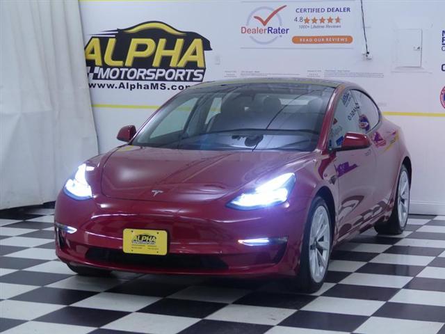 used 2021 Tesla Model 3 car, priced at $27,900