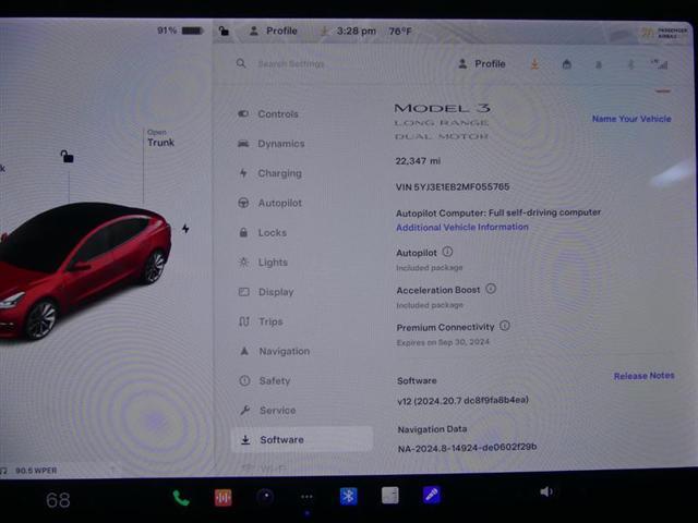 used 2021 Tesla Model 3 car, priced at $27,900