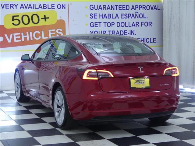 used 2021 Tesla Model 3 car, priced at $27,900